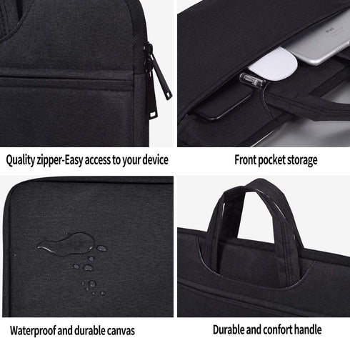 Portable Drawing Tablet Monitor Case for Huion KAMVAS 13, Compatible with Wacom One DTC133 (Black)