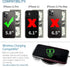 Dockem Wallet Case for iPhone 11 Pro, Built-in Metal Plate for Magnetic Mounting, Maroon and Grey