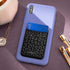 VANDEL Pocket Stick-On Fabric Phone Wallet for Women, Cute Credit Card Holder for Phone