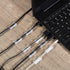 100 Pieces Mini Cable Clips, Christmas Outdoor Light Hooks, Self Adhesive for Christmas and Fairy Light Decoration