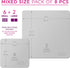 Premium Microfiber Cleaning Cloths 6x6 & 12x12 - Extra Soft Lint Free Cloths for Eyeglasses & Glass