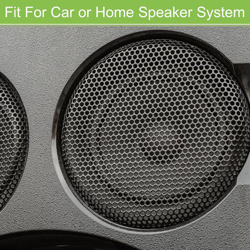 ACROPIX Universal 2.5 Inch Speaker Grills Mesh for Audio Subwoofer, 74x4mm Grille without Frame, Black, Pack of 4
