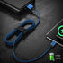 5-Pack USB Type C Cable (3/3/6/6/10FT) - Fast Charging, Nylon Braided, Compatible with Samsung Galaxy S9, LG V30,