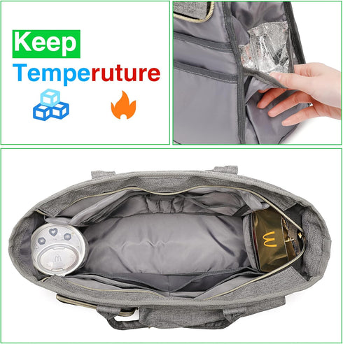 Laptop Tote Bag, Middle Size Computer Messenger Bag with 15.6'' Padded Laptop Sleeve