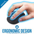 Mini Travel Wireless Mouse 2.4GHz with Nano Receiver (SABRENT MS-WSML)