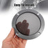 X AUTOHAUX 2pcs 3" Titanium Tone Audio Speaker Cover - Glossy Mesh Subwoofer Grill Horn Protector