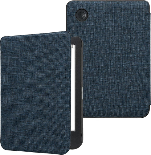Blue Fabric Flip Folio Case for Kobo Clara BW/Colour
