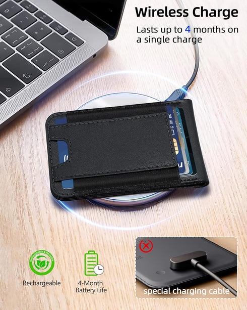 Magsafe Wallet - Magnetic Wallet for iPhone 16/15/14/13/12 Series, 8-Card Holder, RFID Blocking (Black)