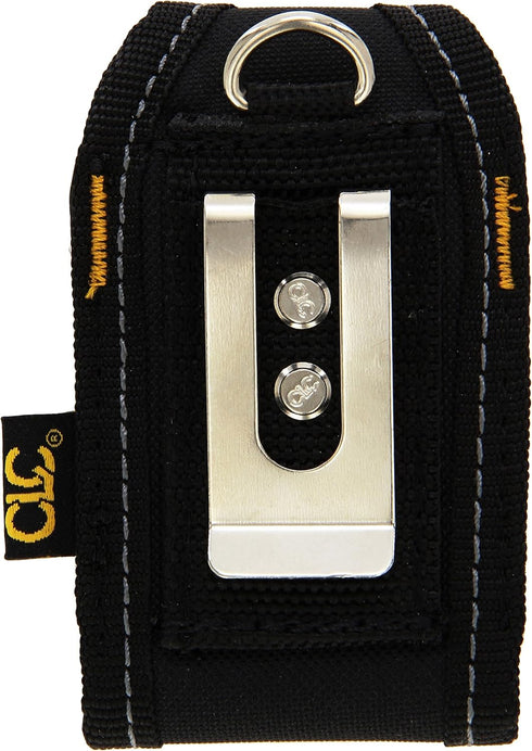 Custom Leathercraft5124 Small Cell Phone Holder , Black