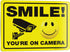iSYFIX Reflective Security Camera Signs for Business – 1 Pack 14x10 Inch – 100% Rust Free Aluminum, UV Laminated