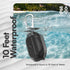 KeyBudz Waterproof AirPods Pro Case with Lock, Rugged Tough Protection for 2nd Generation with Carabiner, Carbon Black