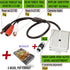 CCTV Microphone Audio Outdoor Security Gift - RCA Tiny Surveillance Mic, High Sensitive Preamp, Waterproof Metal Case