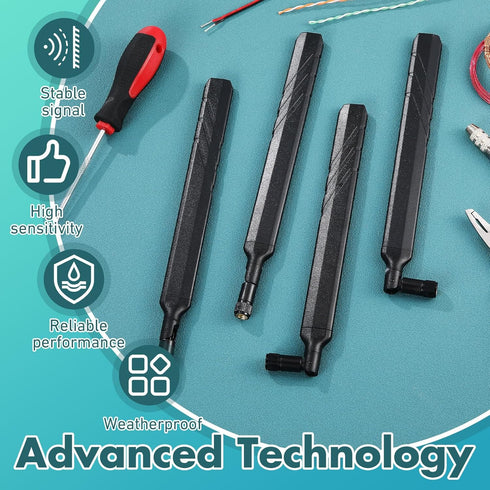 Tellegloww 4 4g 4g Pcs WiFi Antenna Cellular Trail Camera Reveal LTE Trail Camera Replacement Antenna with Rp-SMA Male