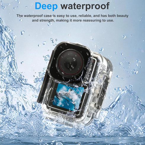 FiTSTILL 196FT/60M 5 4 3,Protective Underwater Waterproof Case with Magnetic Quick Release Interface Compatible