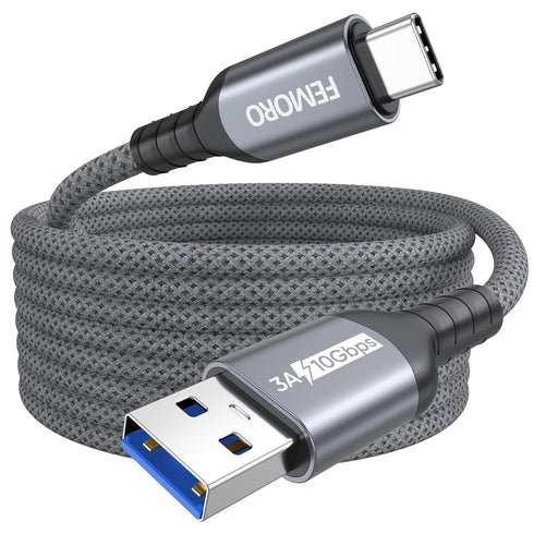 USB C Cable 15ft Long, High Speed 10Gbps Data Transfer & 3A
