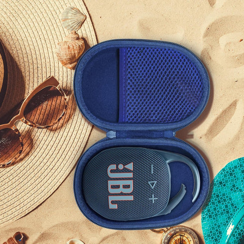 Case for JBL Clip 5 Portable Bluetooth Speaker, Waterproof and Dustproof Cover for Home, Outdoor and Travel (Blue) -