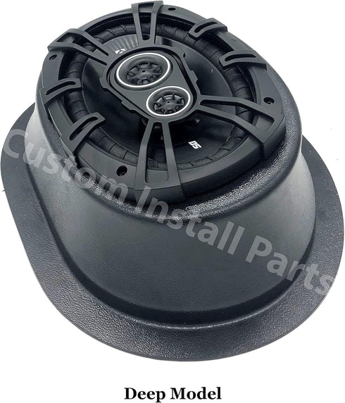 Universal Angled Deep Speaker Enclosures for 6 x 9 Inch Speakers, Surface Mount Pods