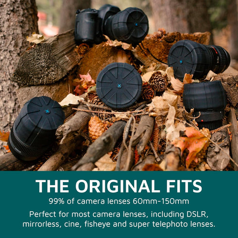 1 99% KUVRD - Universal Lens Cap, Version - Fits DSLR Lenses, Element Proof, Lifetime Coverage, Single