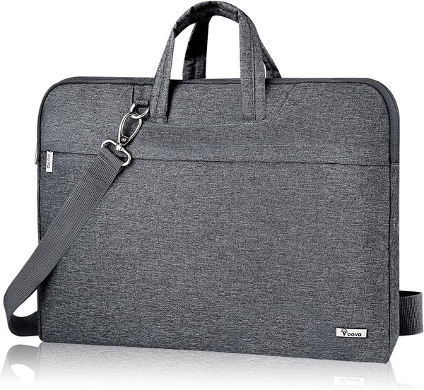 Voova 13-14 Inch Laptop Sleeve Shoulder Bag, Waterproof Carrying Case for MacBook Air/Pro, Dell XPS, HP Chromebook -
