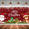 Irenare Christmas Banner Backdrop, Merry Christmas Banner for Indoor Holiday Party Photo Booth Decor, 72.8 X 43.3 Inch