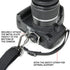 USA Gear Camera Sling Shoulder Strap - Adjustable Neoprene, Safety Tether, Accessory Pocket, Quick Release Buckle