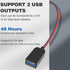 YQMAJIM Dashcam Power Adapter, Universal Dual DC Buck Converter 12V to 5V Hardwire Kit for Dash Cam