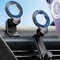 Magnetic Car Phone Mount for iPhone 15/14/13/12 Pro Max Mini & MagSafe Cases, 360 Degrees Rotation, One-hand Operation