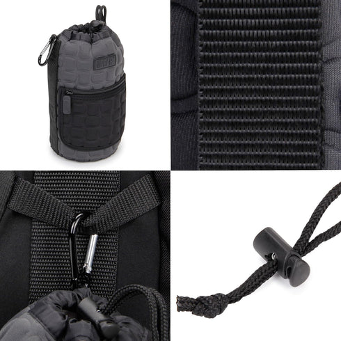 USA GEAR FlexARMOR-X Large Lens Case Pouch - Deluxe Padded Neoprene Protection for Lens up to 70-300mm