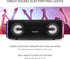 ION Audio Slam Jam-IPX7 Waterproof Bluetooth Speaker with Microphone, Rechargeable Battery, 15 Drum Sounds, Aux Input and USB Charge Port