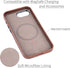 Dockem 17e, 16e, Genuine Leather Case for iPhone iPhone Compatible with MagSafe (MSGL, Brown)