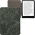 kwmobile (2024)/Colorsoft Case Compatible with Amazon Kindle Paperwhite Case - eReader Cover - Embossing Flowers Green