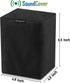 Two Black Heavy Duty 600D Outdoor Sonos Speaker Covers, Protection for Sonos Play:1, One & SL Speakers