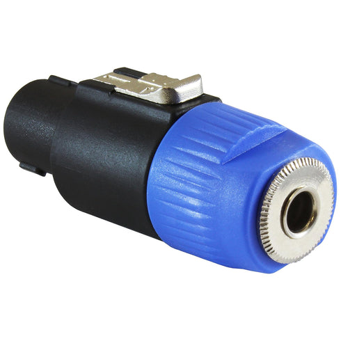 GLS Audio Speaker Plug Adapter, 1/4" to Twist Lock 4 Pole & 2 Pole, Compatible with Neutrik Speak-On Series