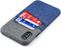 Dockem Wallet Case for iPhone X/XS (5.8"), Built-in Metal Plate for Magnetic Mounting, 2 Credit Card Holder Slots, Blue