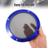 Unifizz Car Audio Speaker Cover (2pcs, 6.5'' Blue Mesh) Subwoofer Grill Horn Glossy Guard Protector