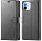 TUCCH Wallet Case for iPhone 12 Mini 5G, RFID Blocking Card Slot Stand, PU Leather Magnetic Flip Folio Cover