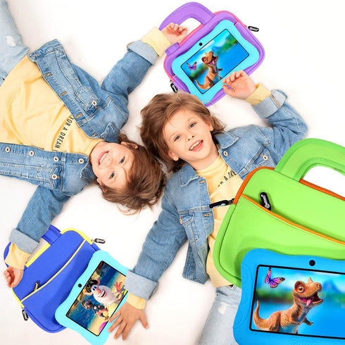 Contixo 10" Protective Sleeve Bag, Compatible with K102 & K103 Kids Tablets, Shockproof & Water-Resistant Case (Purple)