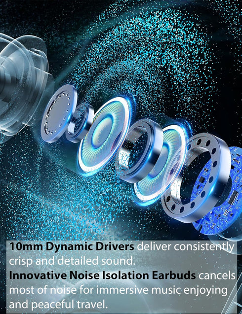 USB C Headphones Wired, Noise Cancelling in Ear USB C Earphone Corded Compatible to iPhone 15 /Pro Max Samsung S24 S23 S22 S21 S20+ Fold 3 4 5 Pixels 7 8 6 4 Pro