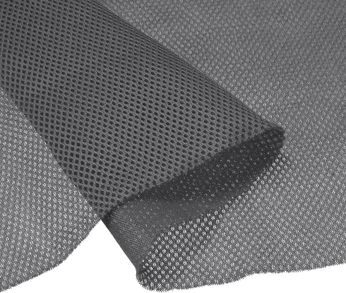 uxcell 2Pcs Dark Gray Speaker Mesh Grill Cloth, Stereo Box Fabric Dustproof Cloth 50cm x 160cm