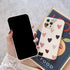 Jmltech Compatible with iPhone 12 Pro Max, Cute Design Soft Silicone Camera Protection Heart Phone Case for Women