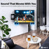 GEARit 22 lbs) Sound Bar Mount, Soundbar TV Bracket (Up to Mount Top or Bottom or Wall Hold, Height and Depth