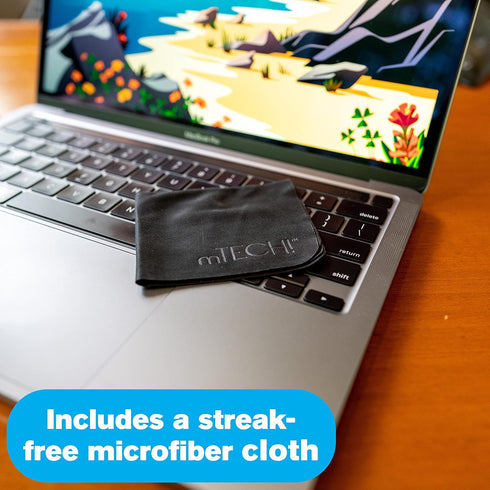 mTech! Electronic Cleaning Kit with Spray Bottle & Cloth, Travel Size Screen Cleaning Kit for All Tech