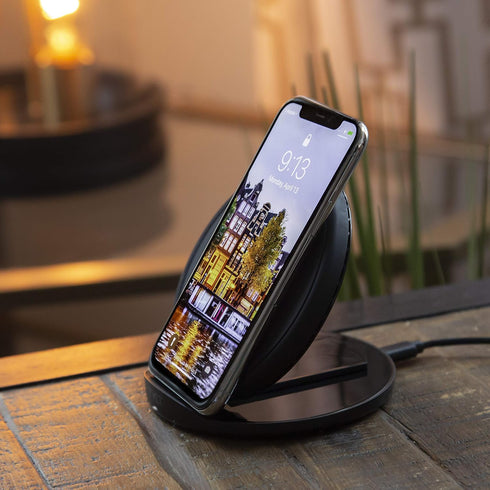 TYLT Crest | 10W Convertible Fast Wireless Charging Pad Compatible with Samsung, Apple, AirPods, and Other Android Qi