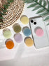 Cute Resin Clear Phone Grip Stand, Handmade Expandable Collapsible Cell Phone Holder, Phone Charms Kindle Support