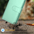 Takfox Wallet Case for Samsung Galaxy A50, PU Leather with 9 Card Slots, Folio Flip Magnetic Detachable Case (Turquoise)
