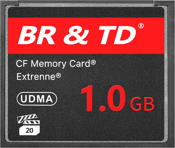 BR & TD Memory Card CF UDMA Speed Up to 60MB/s - SDCF-1GB-G01