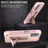 Samsung Galaxy A32 5G Case - Pink with Built-in Screen Protector, Kickstand & Ultimate Drop Protection.