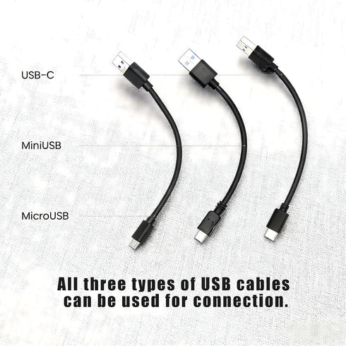 Rkakneecs (7-pin Dashcam Power Adapter Type B), Compatible with Select Nissan, Mitsubishi, Toyota, & More. Connects