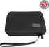 USA GEAR Hard Shell Electronic Organizer Travel Case 7.5 Inch - GPS Cases with Accessory Pocket, Water Resistant (Black)