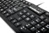 WetKeys Professional-Grade Full-Size Flexible Silicone Washable Keyboard (USB) (PS/2) (Black) | Soft-Touch Comfort